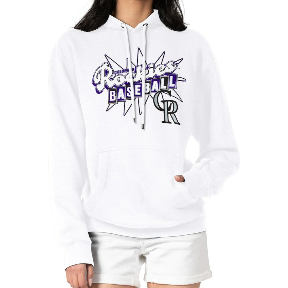 Colorado Rockies Starter Women's Drive-In Pullover Hoodie | MLB New