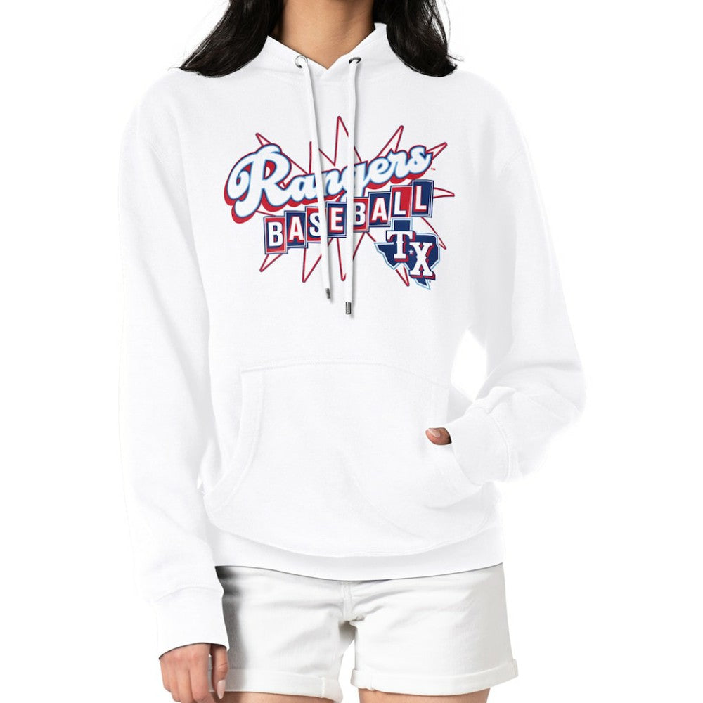 Texas Rangers Starter Women's Drive-In Pullover Hoodie | MLB Online