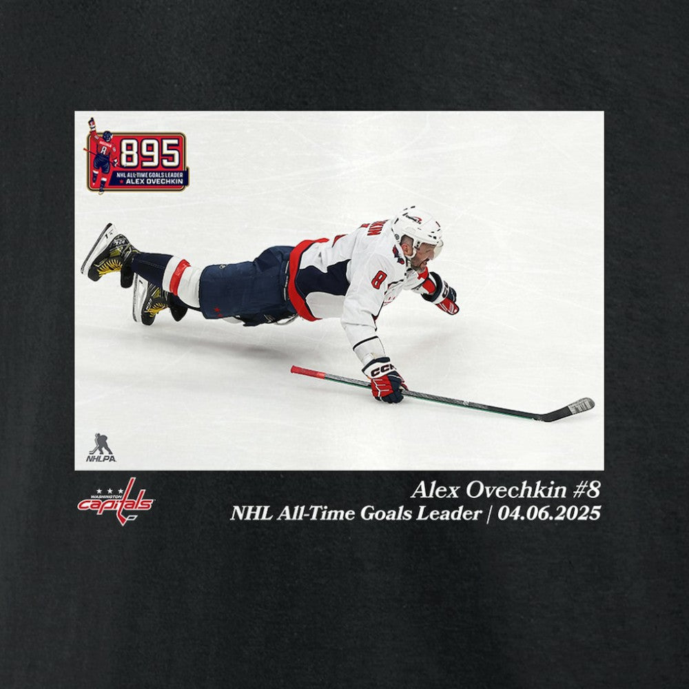 Alexander Ovechkin Washington Capitals NHL All-Time Goals Leader T-Shirt Outlet