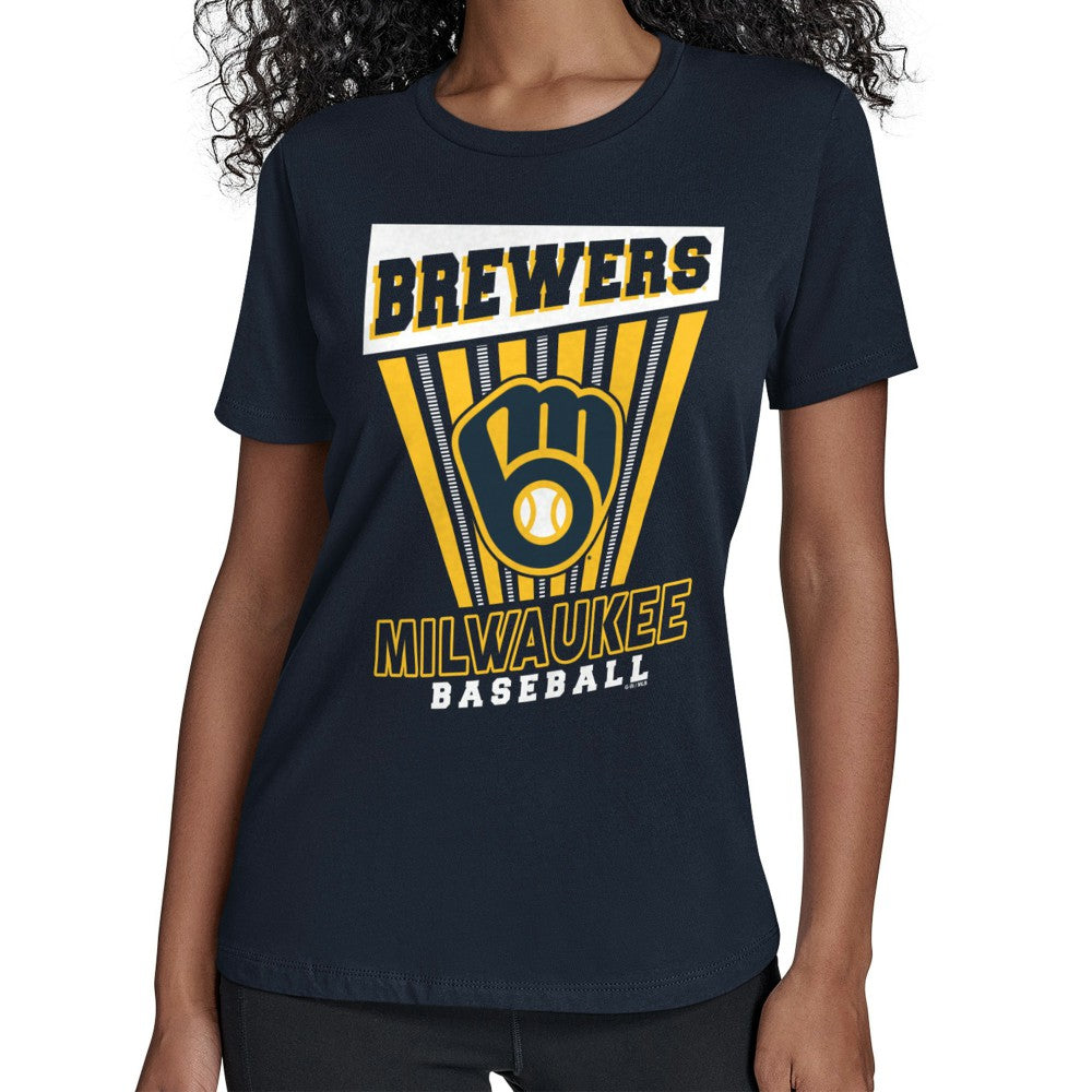 Milwaukee Brewers Starter Women's Poster Print T-Shirt | MLB Sale