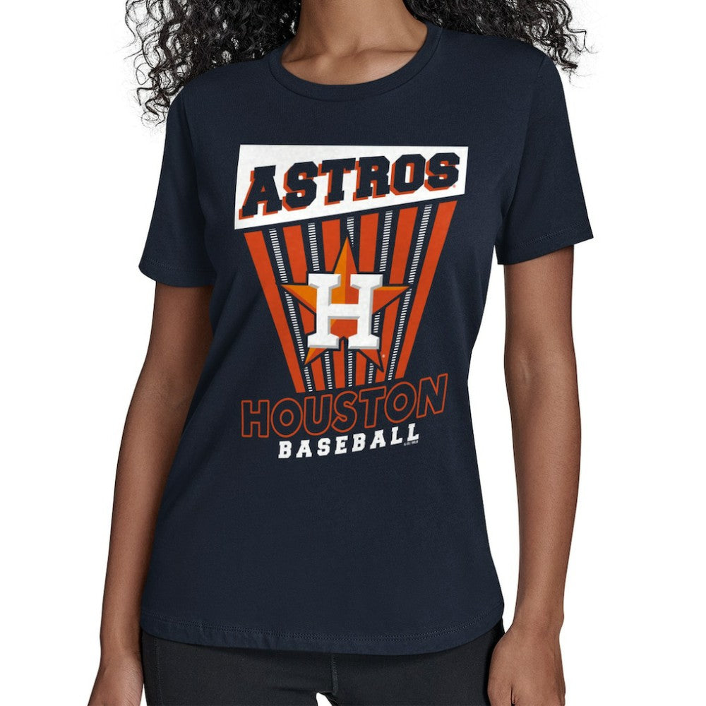 Houston Astros Starter Women's Poster Print T-Shirt | MLB Discount