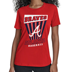 Atlanta Braves Starter Women's Poster Print T-Shirt | MLB New