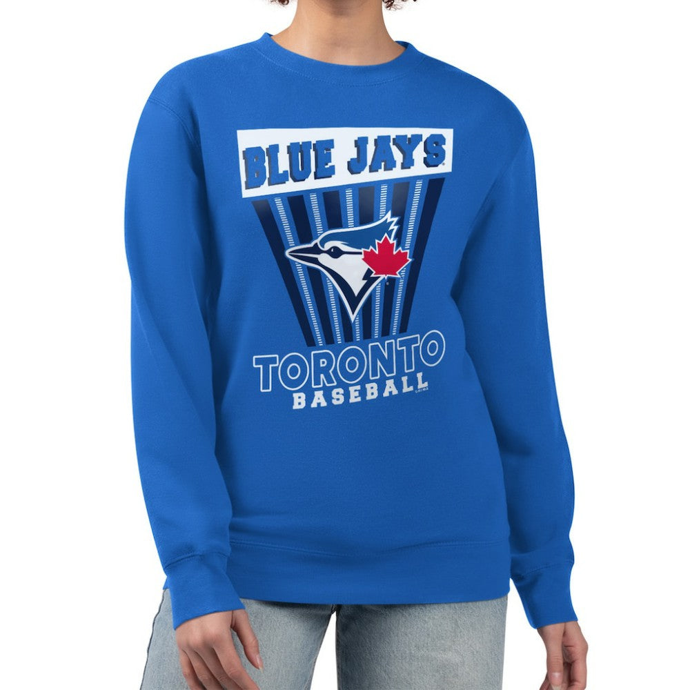 Toronto Blue Jays Starter Women's Poster Print Pullover Sweatshirt | MLB Sale