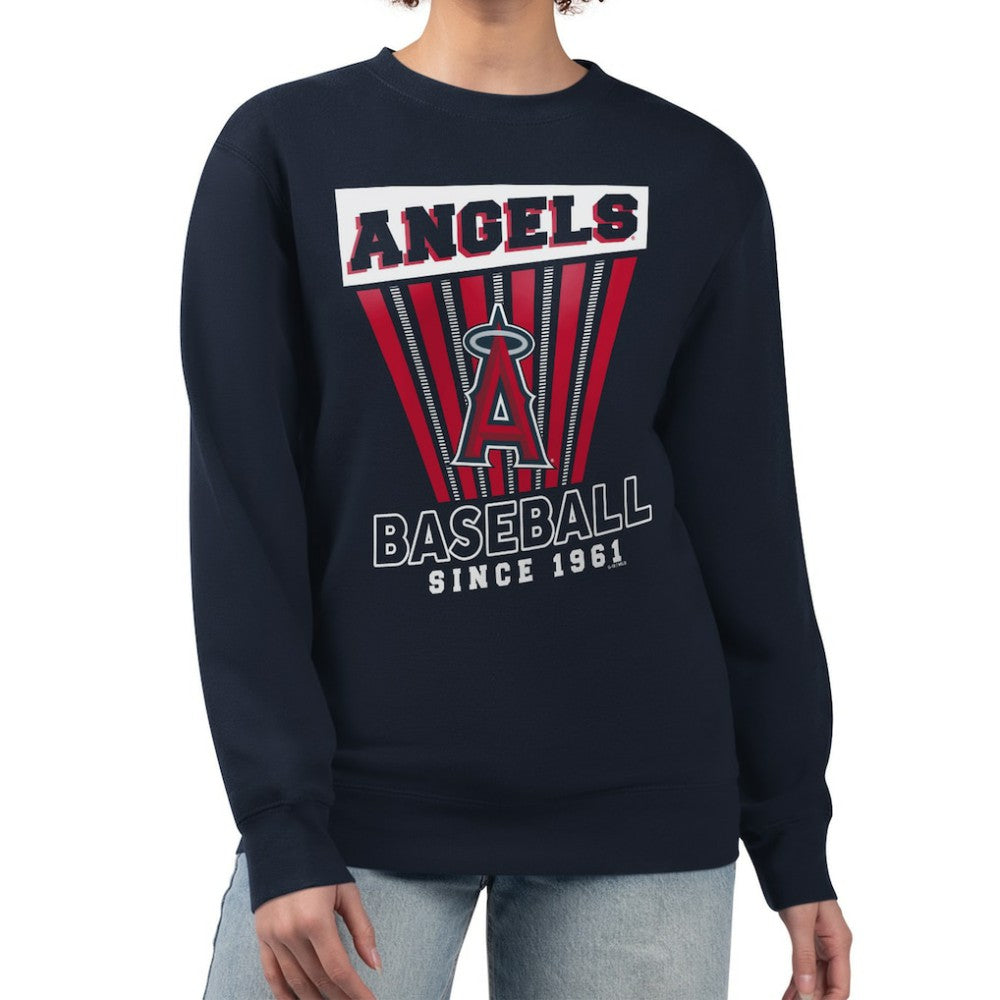 Los Angeles Angels Starter Women's Poster Print Pullover Sweatshirt | MLB Near me