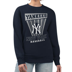New York Yankees Starter Women's Poster Print Pullover Sweatshirt | MLB US