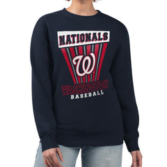 Washington Nationals Starter Women's Poster Print Pullover Sweatshirt | MLB Online