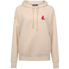 Boston Red Sox Levelwear Women's Cooperstown Collection Adorn Core Logo Pullover Hoodie | MLB For sale
