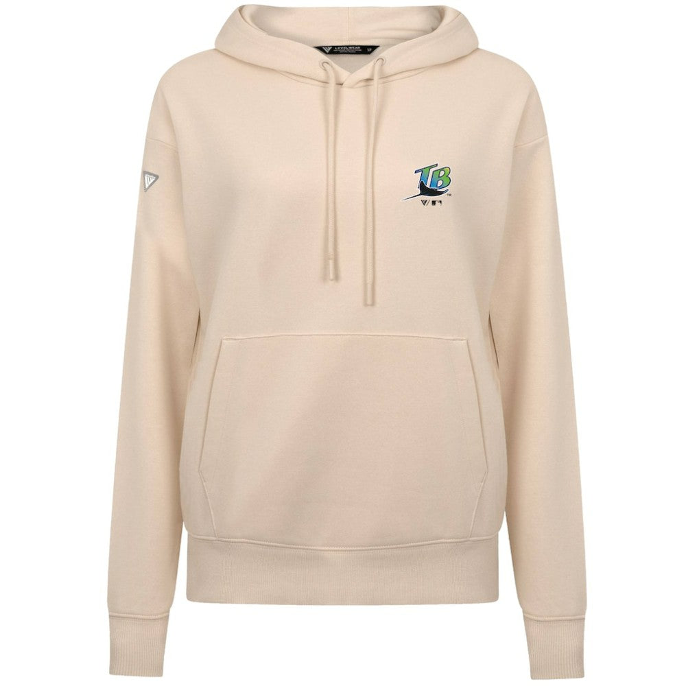 Tampa Bay Rays Levelwear Women's Cooperstown Collection Adorn Core Logo Pullover Hoodie | MLB Sale
