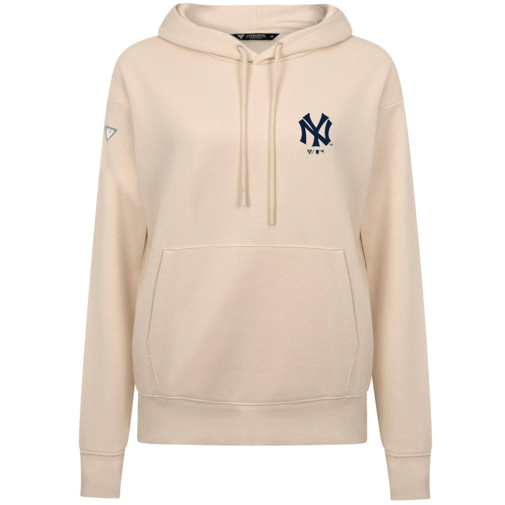 New York Yankees Levelwear Women's Cooperstown Collection Adorn Core Logo Pullover Hoodie | MLB For sale