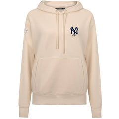 New York Yankees Levelwear Women's Cooperstown Collection Adorn Core Logo Pullover Hoodie | MLB For sale