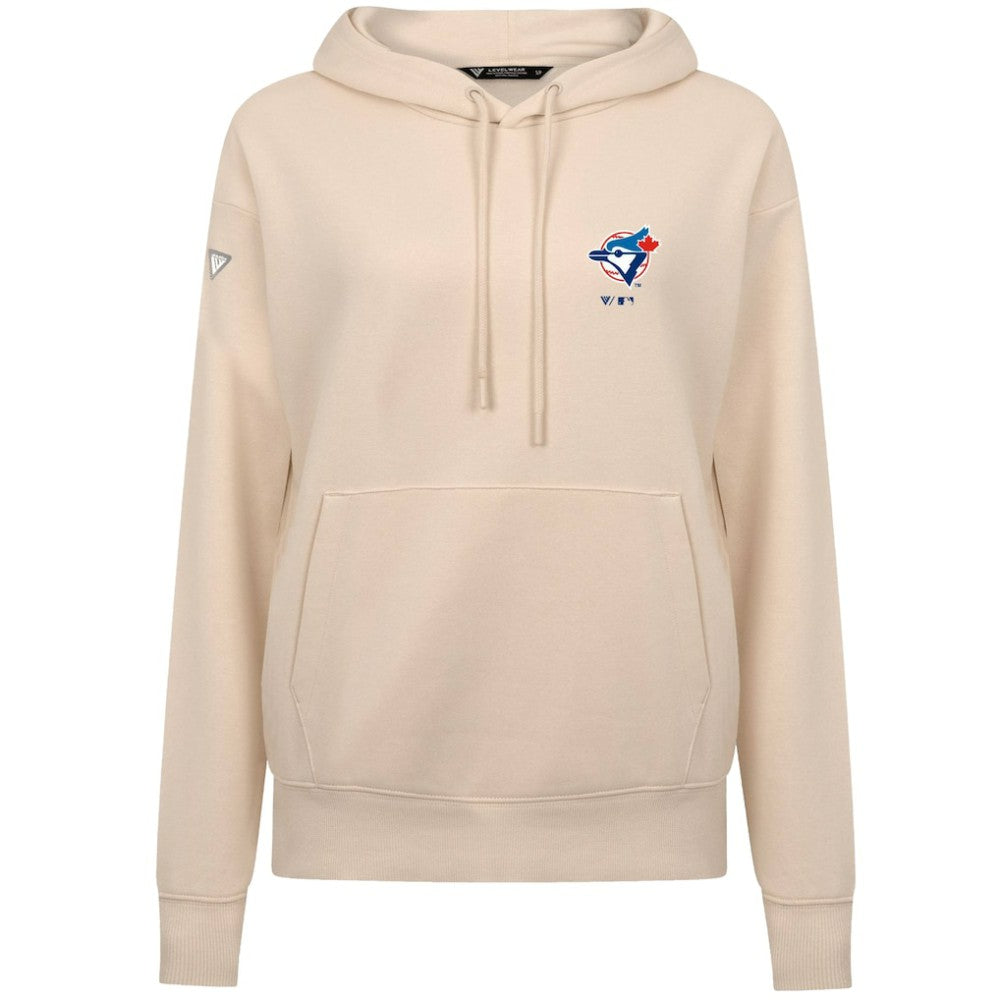 Toronto Blue Jays Levelwear Women's Cooperstown Collection Adorn Core Logo Pullover Hoodie | MLB New