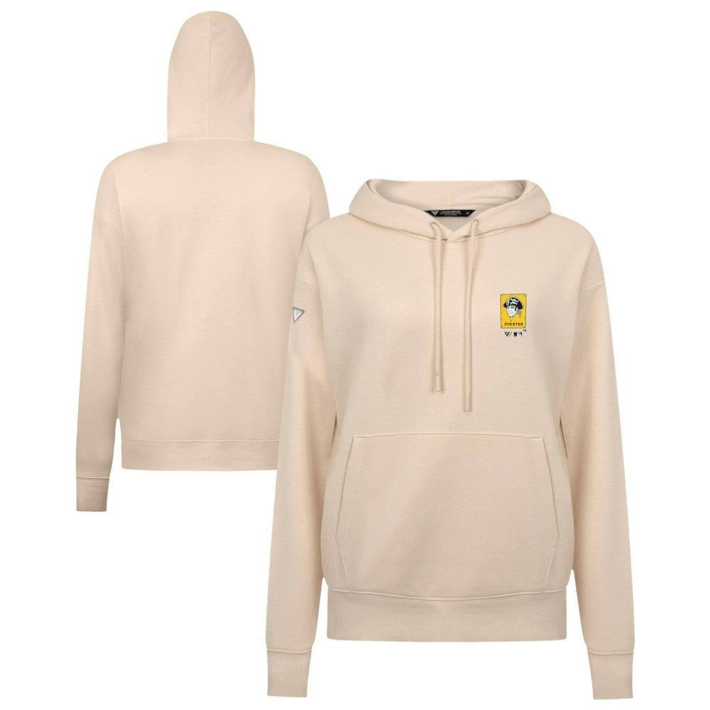 Pittsburgh Pirates Levelwear Women's Cooperstown Collection Adorn Core Logo Pullover Hoodie | MLB Outlet