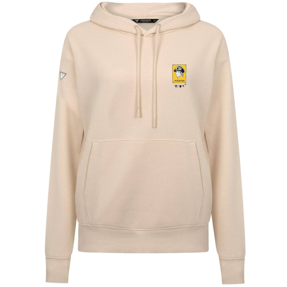 Pittsburgh Pirates Levelwear Women's Cooperstown Collection Adorn Core Logo Pullover Hoodie | MLB Outlet