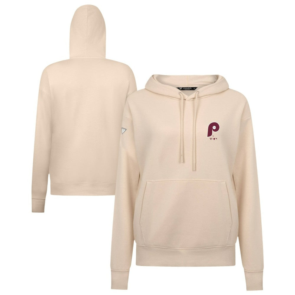 Philadelphia Phillies Levelwear Women's Cooperstown Collection Adorn Core Logo Pullover Hoodie | MLB For sale