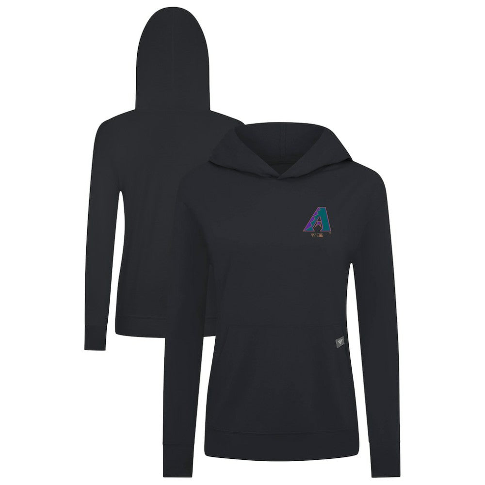 Arizona Diamondbacks Levelwear Women's Cooperstown Collection Relay Core Logo Pullover Hoodie | MLB New