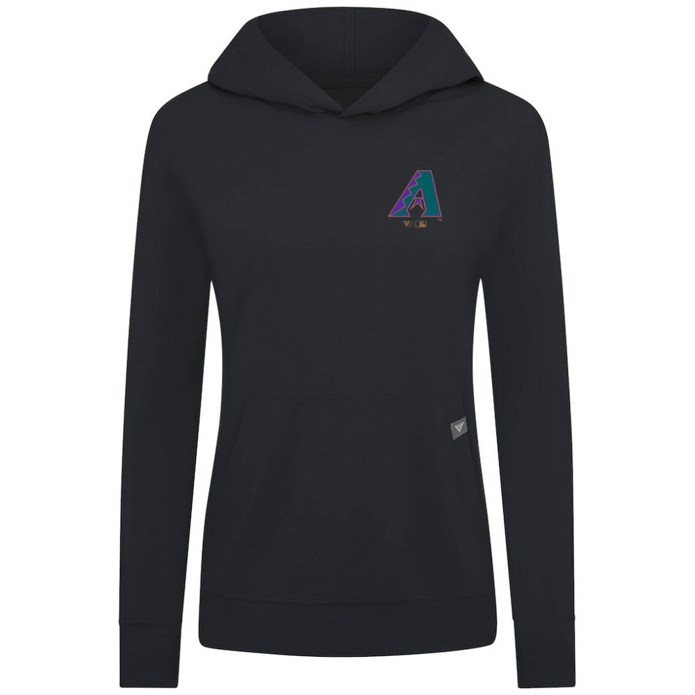 Arizona Diamondbacks Levelwear Women's Cooperstown Collection Relay Core Logo Pullover Hoodie | MLB New