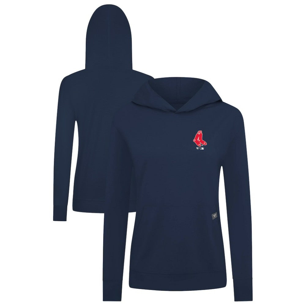 Boston Red Sox Levelwear Women's Cooperstown Collection Relay Core Logo Pullover Hoodie | MLB US
