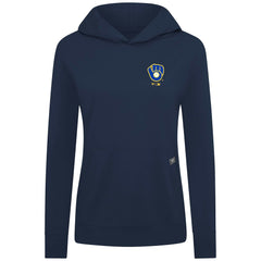 Milwaukee Brewers Levelwear Women's Cooperstown Collection Relay Core Logo Pullover Hoodie | MLB Outlet