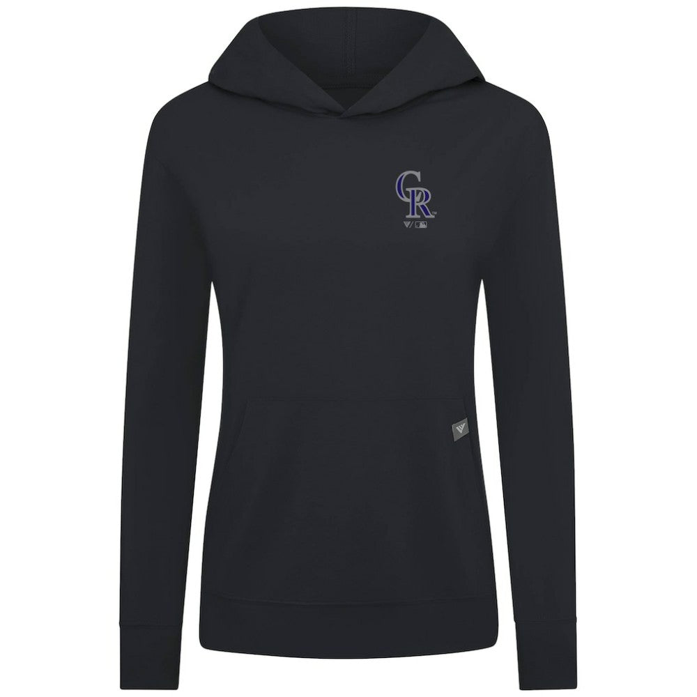 Colorado Rockies Levelwear Women's Cooperstown Collection Relay Core Logo Pullover Hoodie | MLB Sale