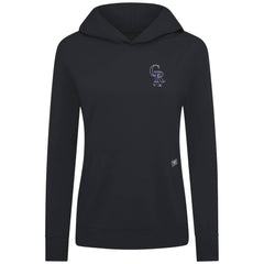 Colorado Rockies Levelwear Women's Cooperstown Collection Relay Core Logo Pullover Hoodie | MLB Sale