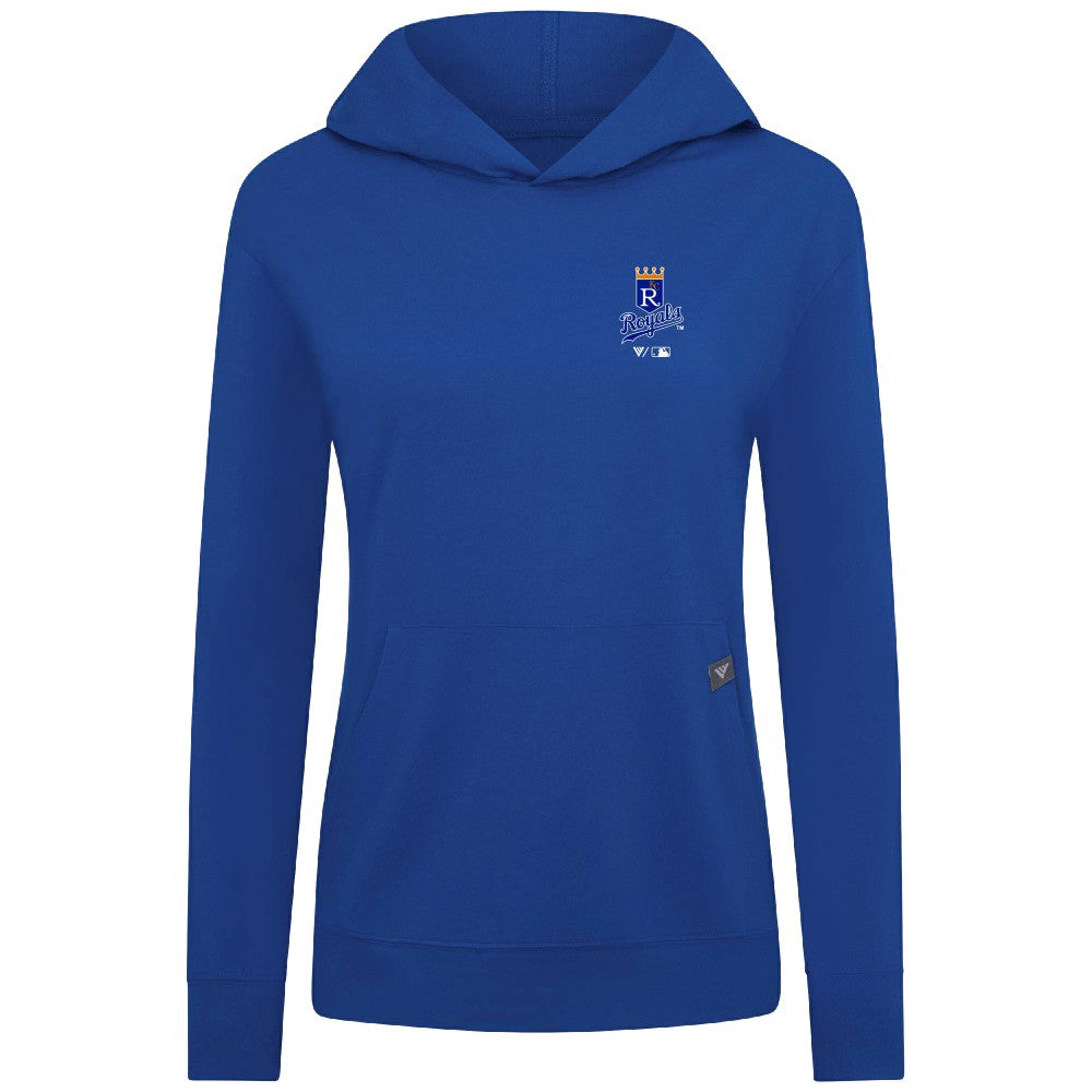 Kansas City Royals Levelwear Women's Cooperstown Collection Relay Core Logo Pullover Hoodie | MLB Sale