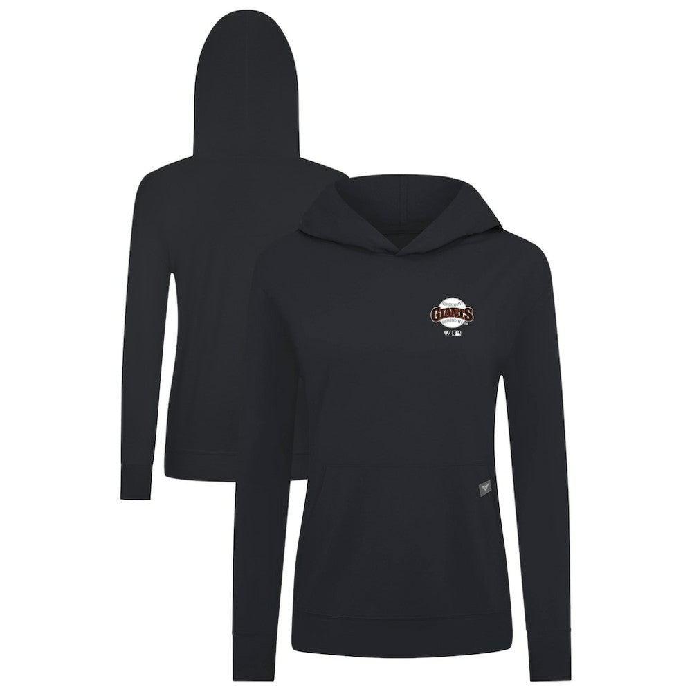 San Francisco Giants Levelwear Women's Cooperstown Collection Relay Core Logo Pullover Hoodie | MLB Outlet