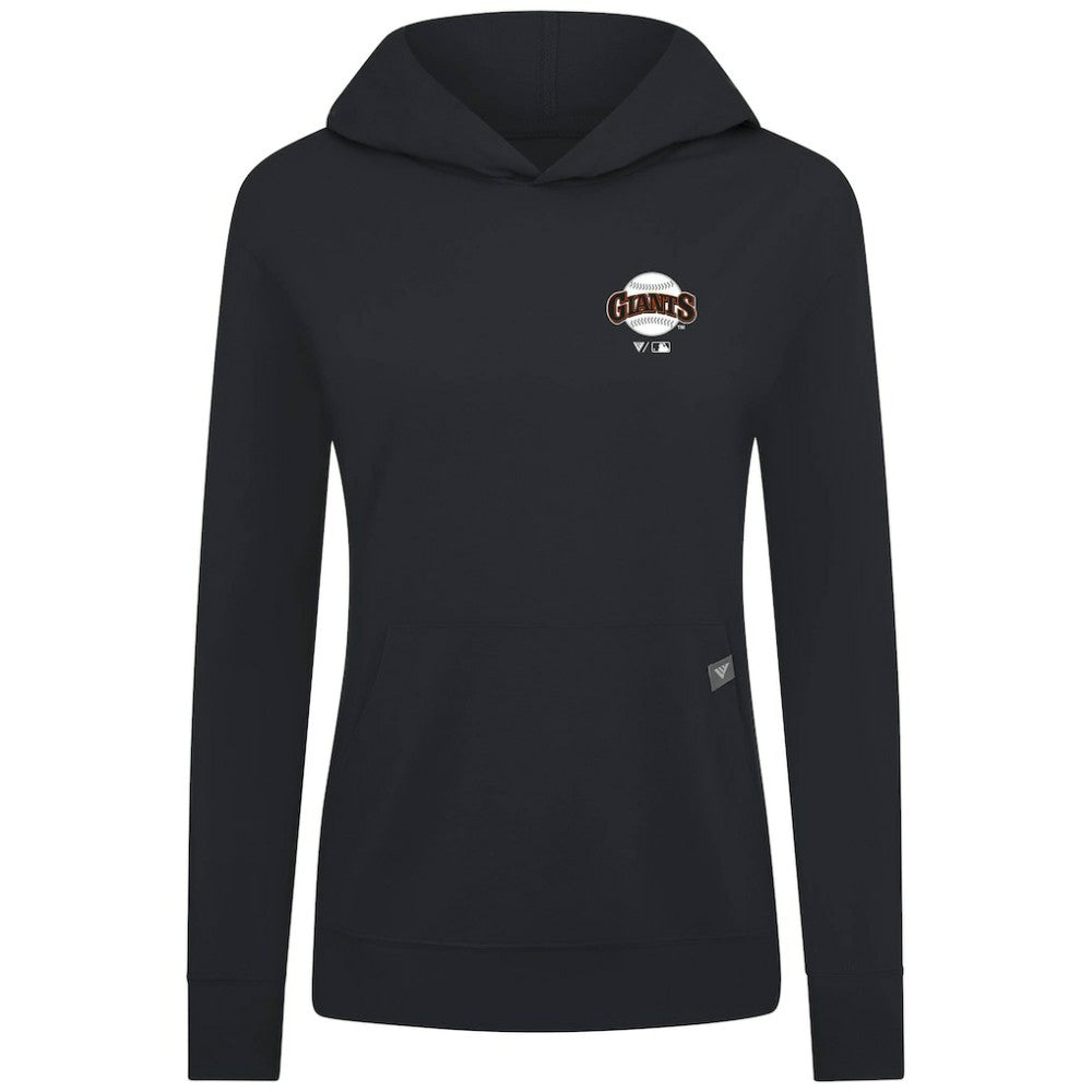 San Francisco Giants Levelwear Women's Cooperstown Collection Relay Core Logo Pullover Hoodie | MLB Outlet