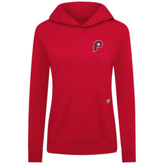 Philadelphia Phillies Levelwear Women's Cooperstown Collection Relay Core Logo Pullover Hoodie | MLB Shop