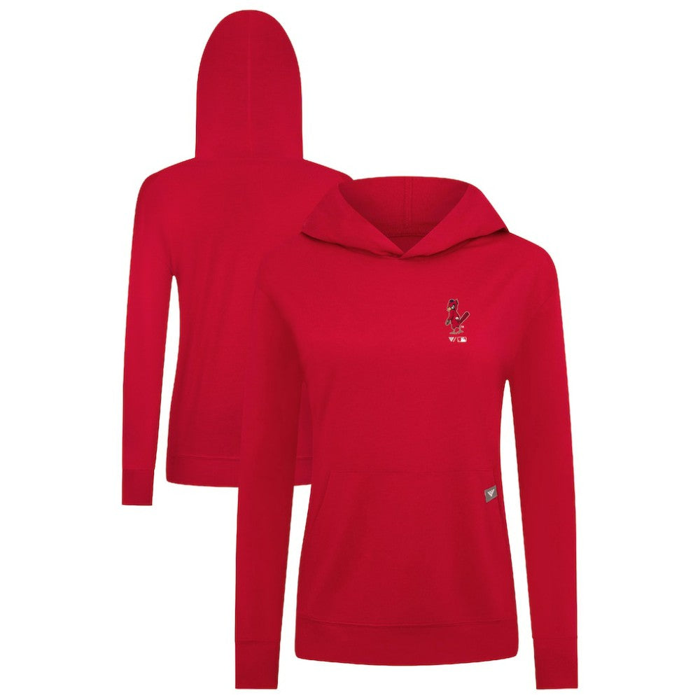 St. Louis Cardinals Levelwear Women's Cooperstown Collection Relay Core Logo Pullover Hoodie | MLB For sale