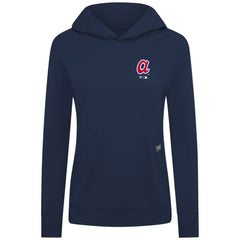 Atlanta Braves Levelwear Women's Cooperstown Collection Relay Core Logo Pullover Hoodie | MLB New
