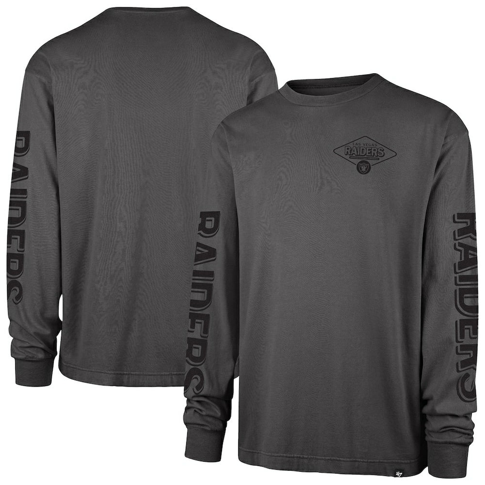 Las Vegas Raiders 47 brand '47 Cairn Ravine Foundation Long Sleeve T-Shirt