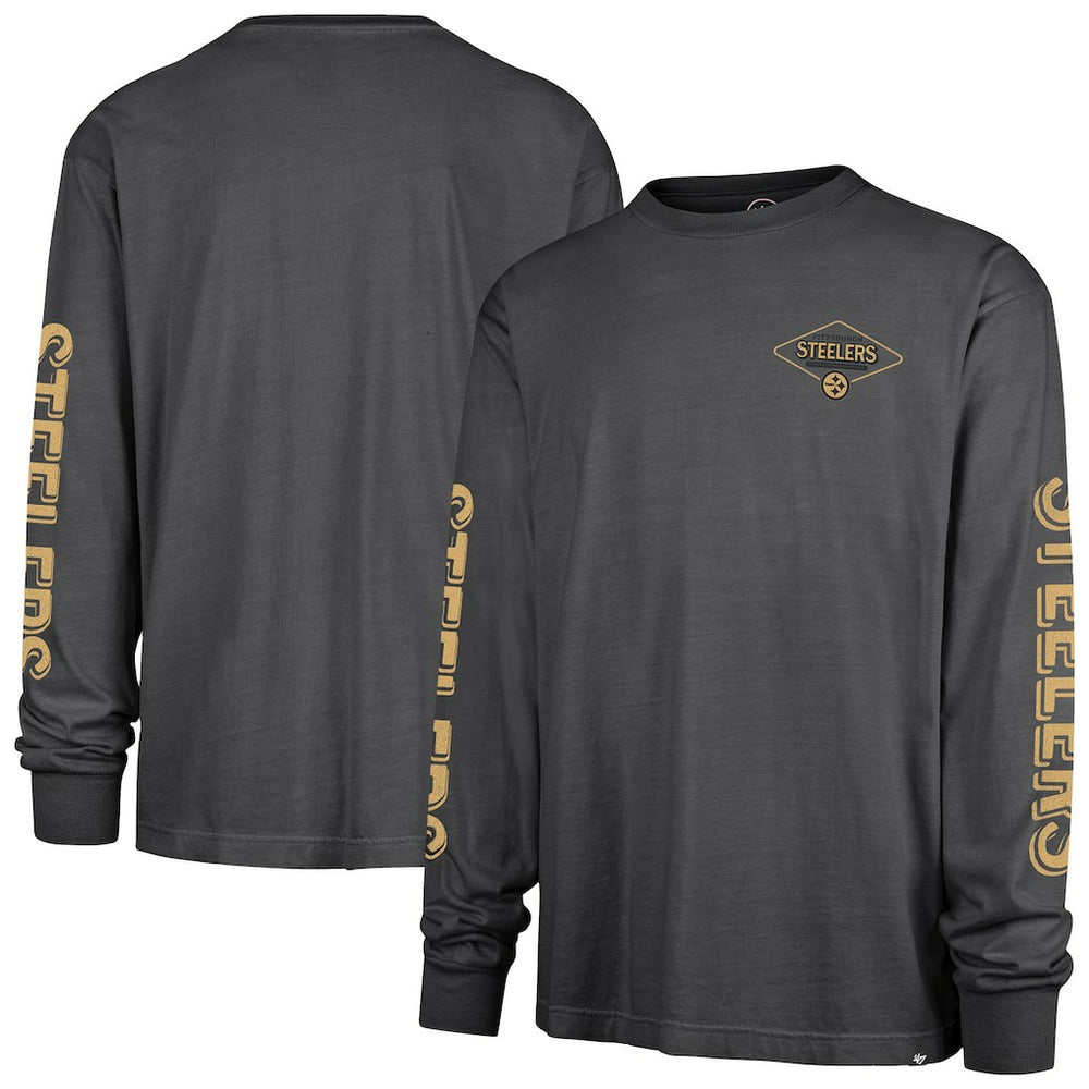 Pittsburgh Steelers 47 brand '47 Cairn Ravine Foundation Long Sleeve T-Shirt