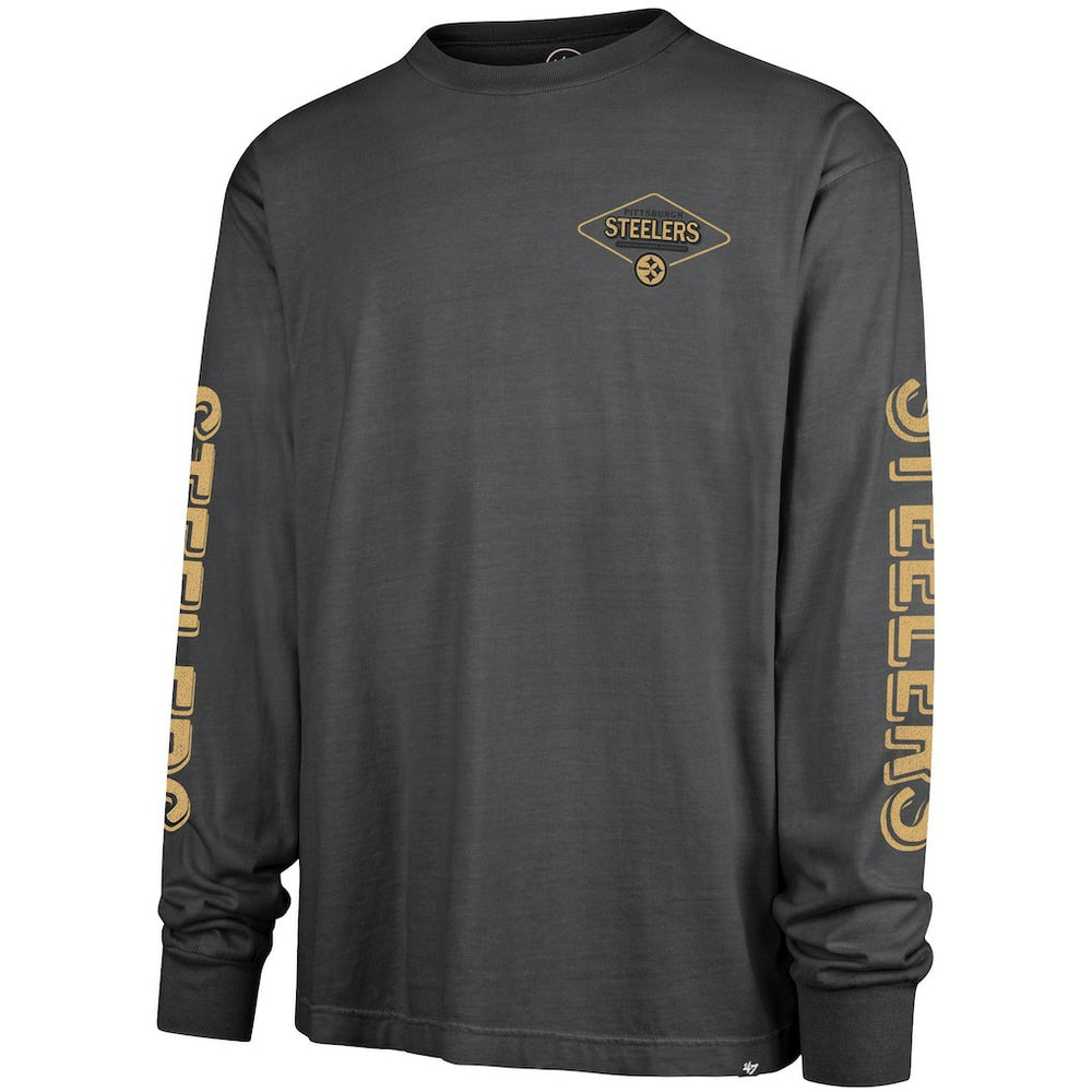 Pittsburgh Steelers 47 brand '47 Cairn Ravine Foundation Long Sleeve T-Shirt