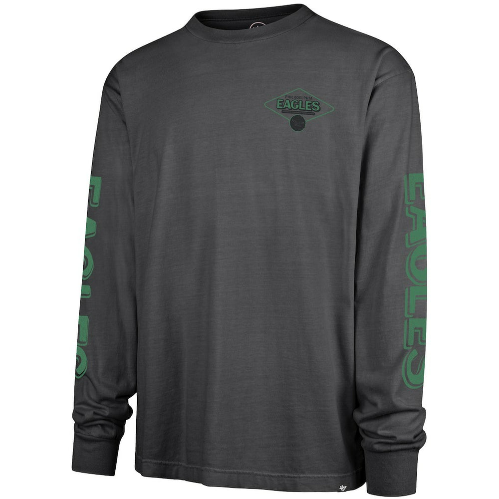 Philadelphia Eagles 47 brand '47 Cairn Ravine Foundation Throwback Long Sleeve T-Shirt