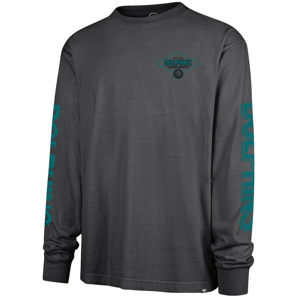 Miami Dolphins 47 brand '47 Cairn Ravine Foundation Throwback Long Sleeve T-Shirt