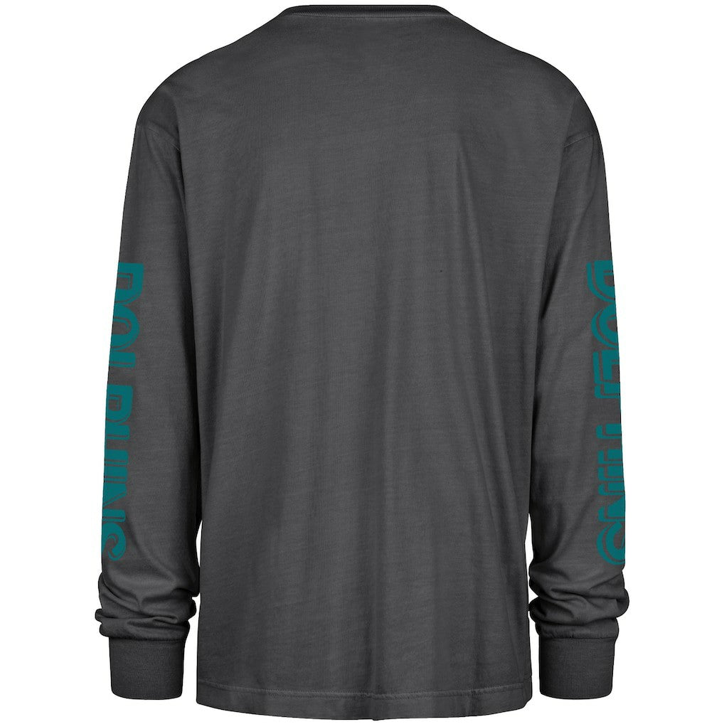 Miami Dolphins 47 brand '47 Cairn Ravine Foundation Throwback Long Sleeve T-Shirt