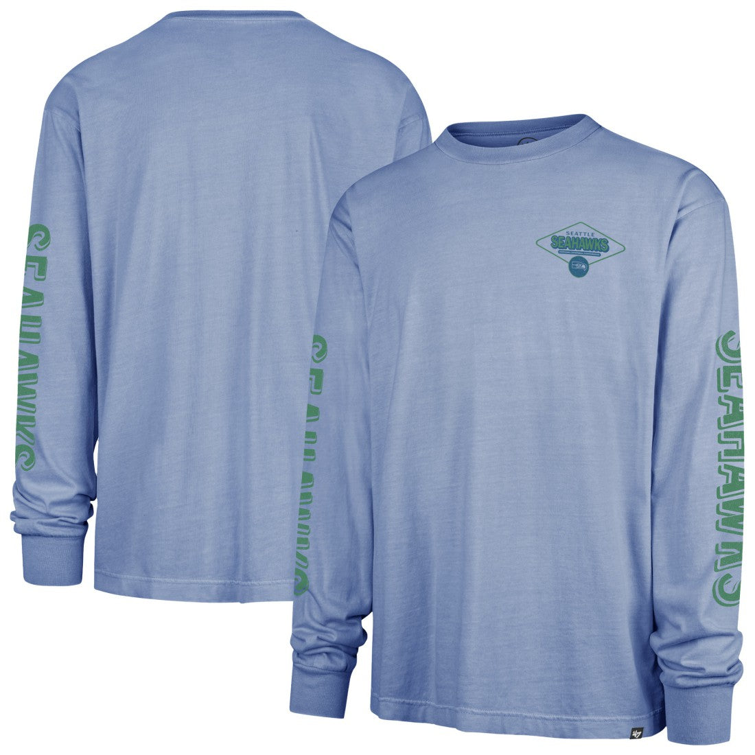 Seattle Seahawks 47 brand '47 Cairn Ravine Foundation Throwback Long Sleeve T-Shirt