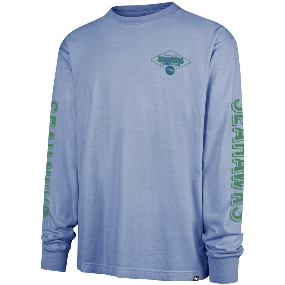 Seattle Seahawks 47 brand '47 Cairn Ravine Foundation Throwback Long Sleeve T-Shirt