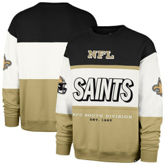 New Orleans Saints 47 brand '47 Breeze Maximalist Sweatshirt