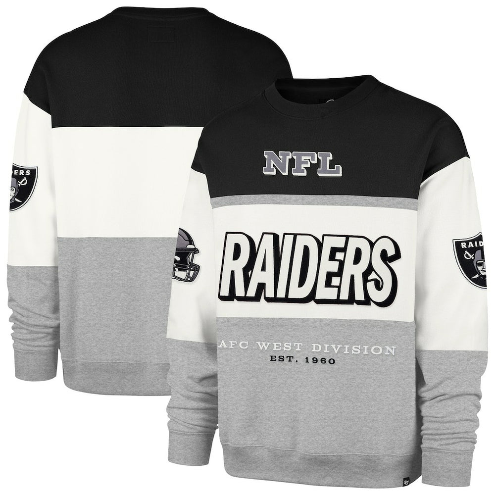 Las Vegas Raiders 47 brand '47 Breeze Maximalist Sweatshirt