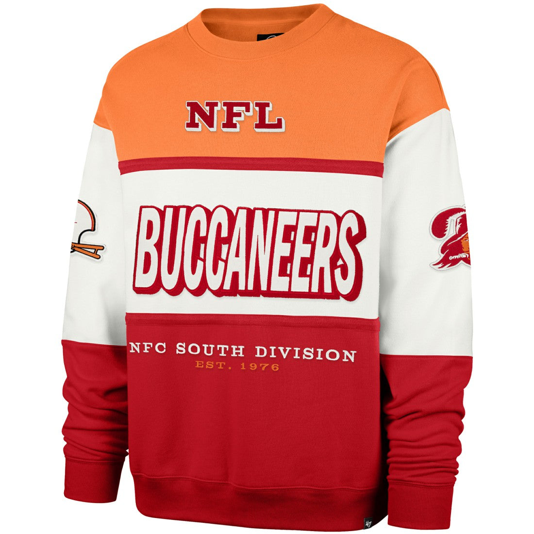 Tampa Bay Buccaneers 47 brand '47 Throwback Breeze Maximalist Sweatshirt