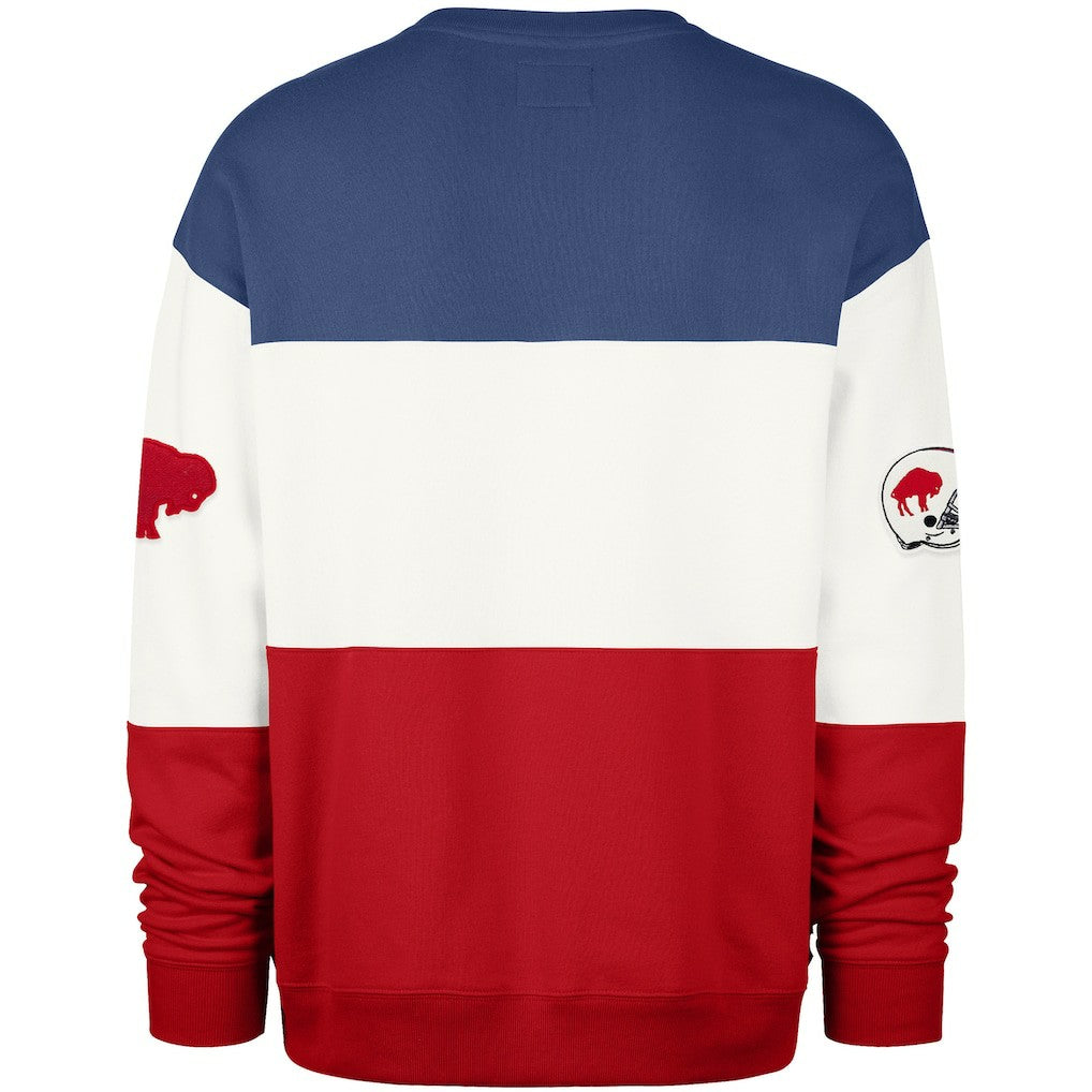 Buffalo Bills 47 brand '47 Throwback Breeze Maximalist Sweatshirt