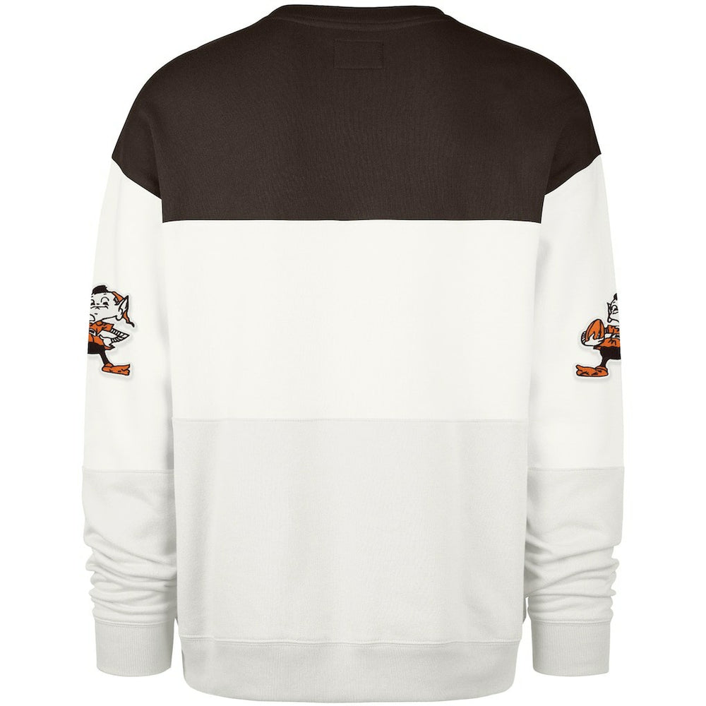 Cleveland Browns 47 brand '47 Throwback Breeze Maximalist Sweatshirt