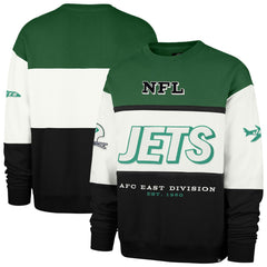 New York Jets 47 brand '47 Throwback Breeze Maximalist Sweatshirt