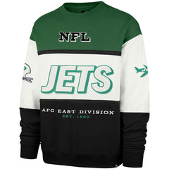 New York Jets 47 brand '47 Throwback Breeze Maximalist Sweatshirt