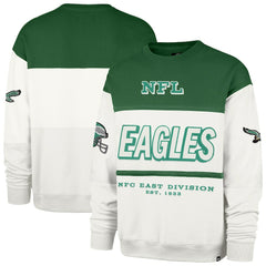 Philadelphia Eagles 47 brand '47 Throwback Breeze Maximalist Sweatshirt