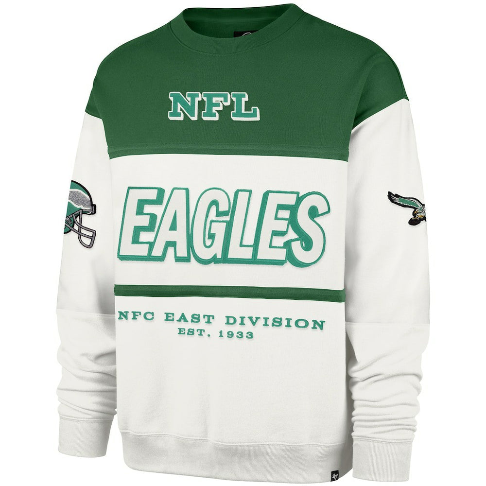 Philadelphia Eagles 47 brand '47 Throwback Breeze Maximalist Sweatshirt