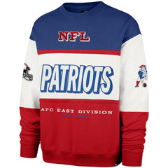 New England Patriots 47 brand '47 Throwback Breeze Maximalist Sweatshirt