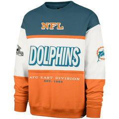 Miami Dolphins 47 brand '47 Throwback Breeze Maximalist Sweatshirt