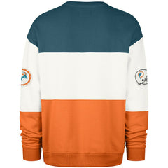 Miami Dolphins 47 brand '47 Throwback Breeze Maximalist Sweatshirt